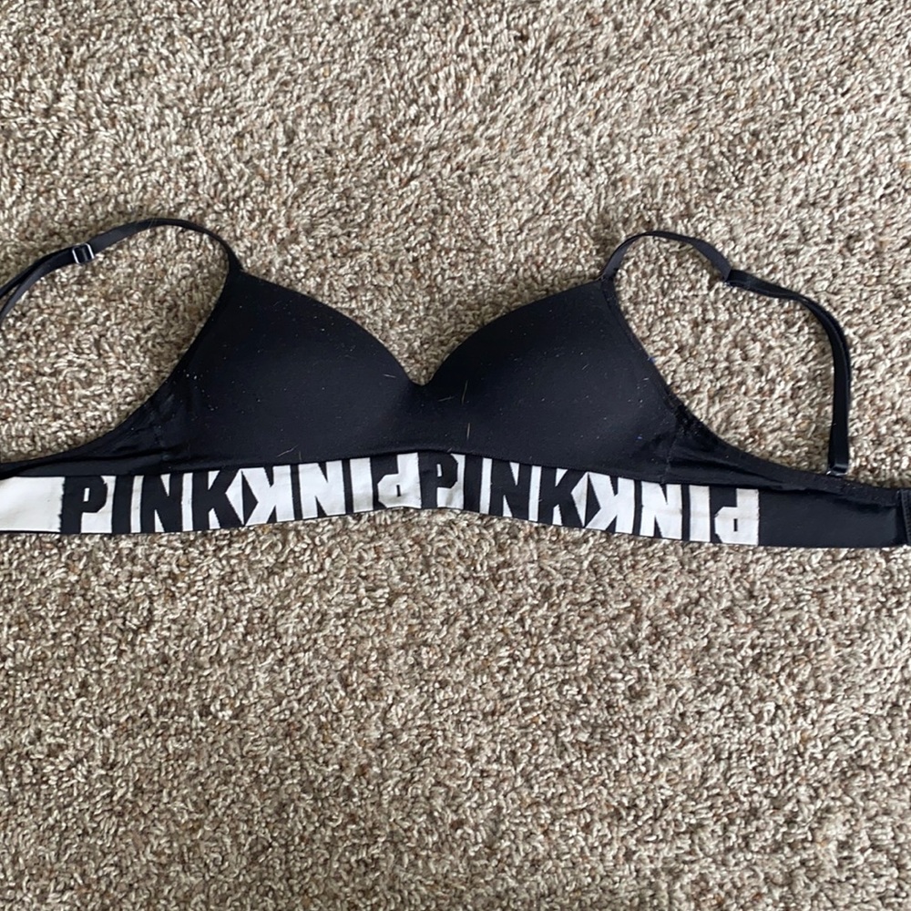 PINK black bra